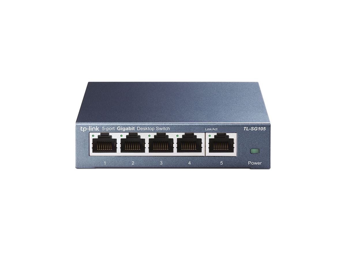 TP-Link TL-SG105 Netzwerk-Switch Unmanaged L2 Gigabit Ethernet (10/100/1000) Schwarz