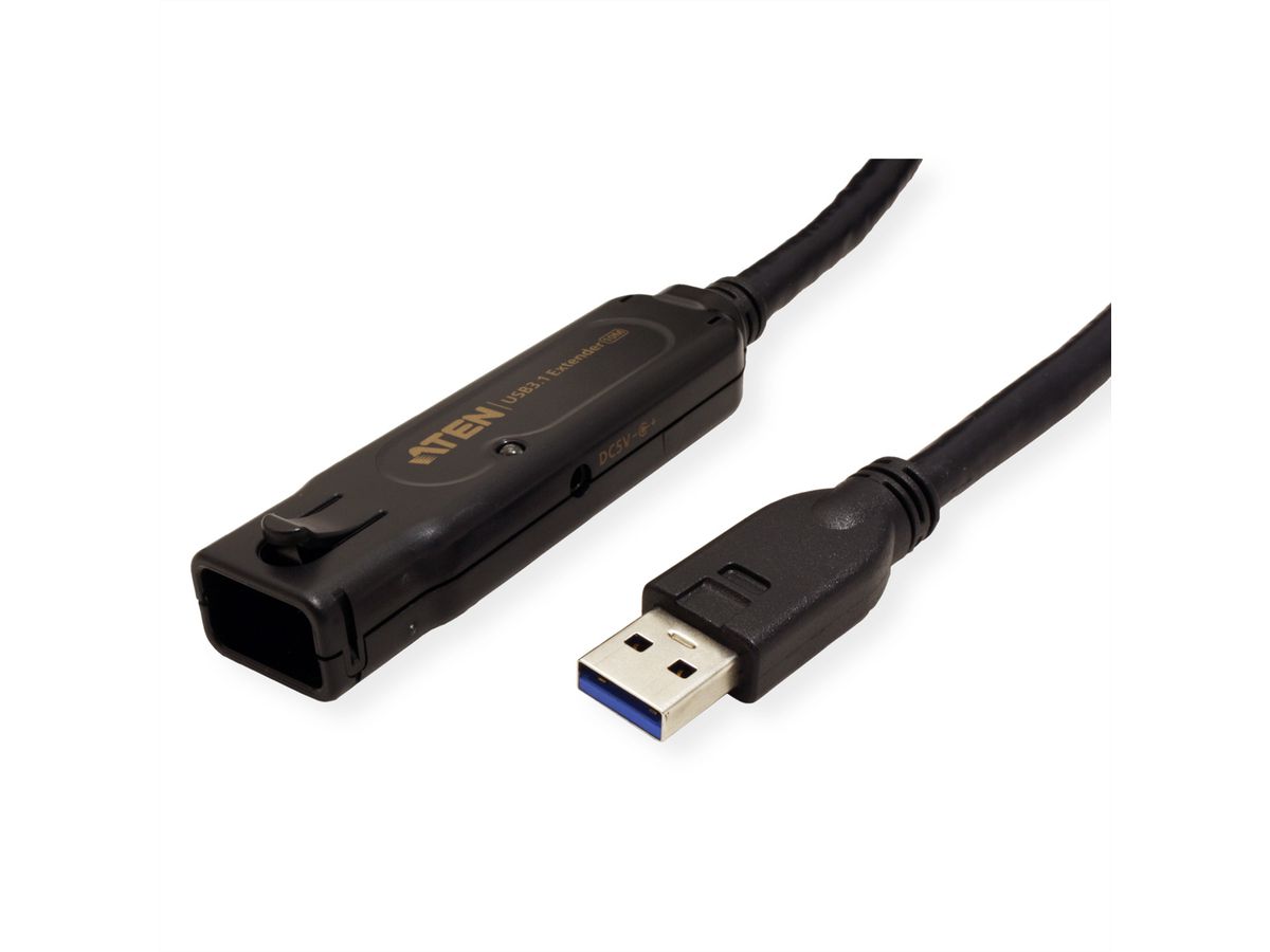 ATEN UE3310 USB 3.1 Gen 1 Verlängerungskabel, schwarz, 10 m