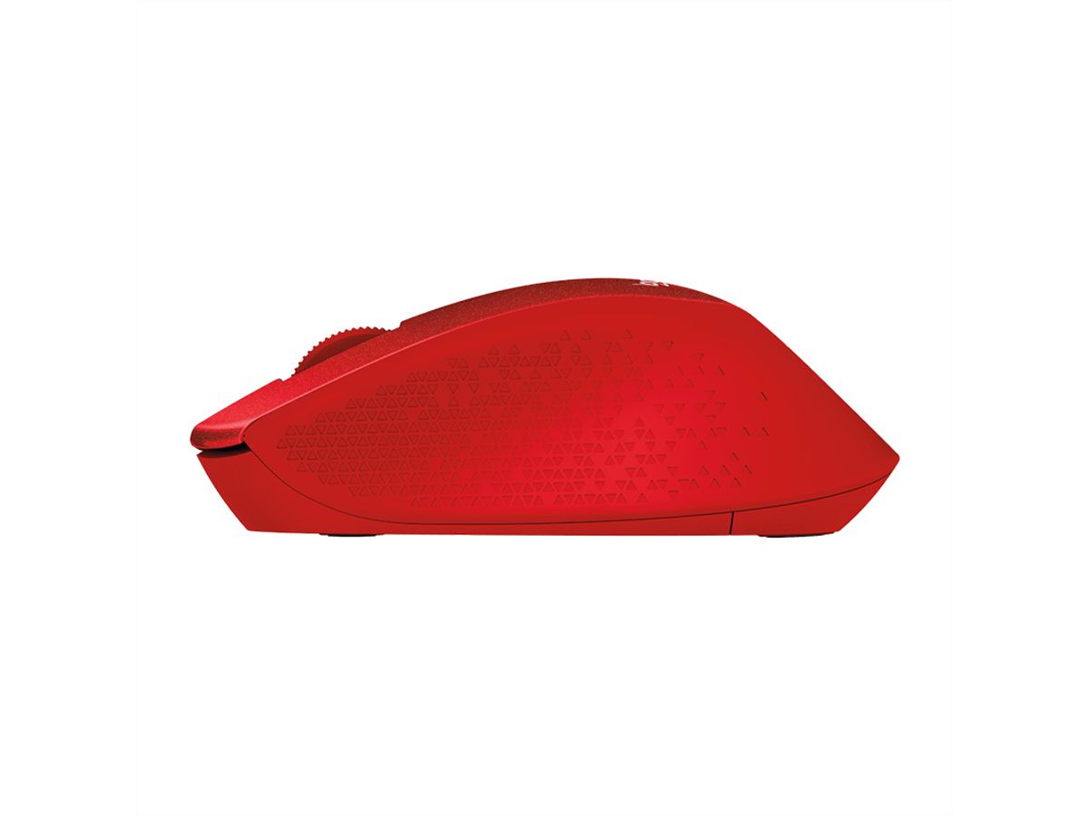 LOGITECH M330 Silent Plus Maus, rot