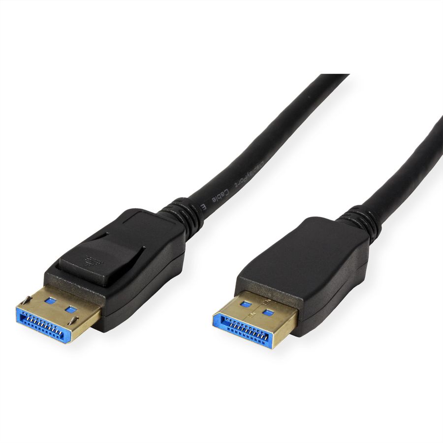 ROLINE DisplayPort Kabel, v2.0, DP ST - ST, schwarz, 2 m