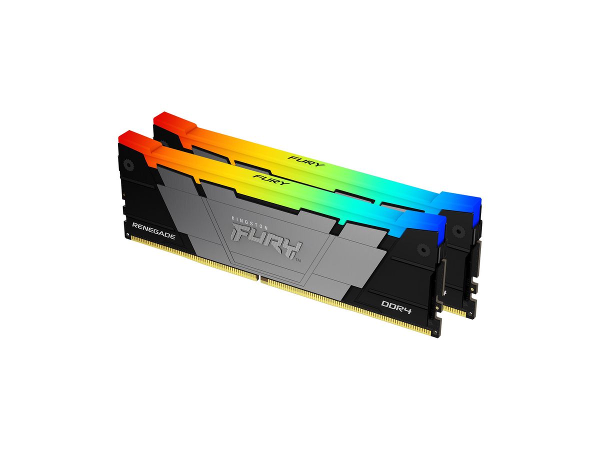 Kingston Technology FURY 16GB 3600MT/s DDR4 CL16 DIMM (2er-Kit) Renegade RGB