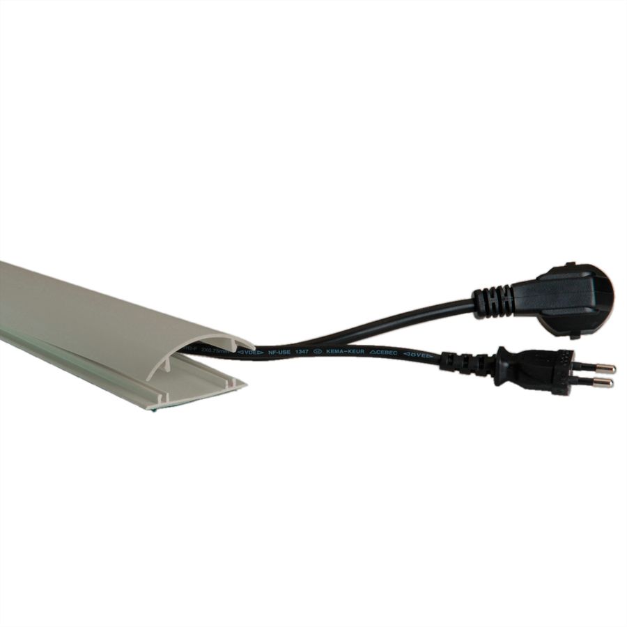 VALUE Kabel-Schiene, geschlossen, 6 cm x 100 cm