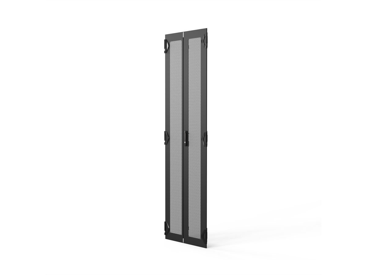SCHROFF DOPPELTUER 2200H 600B BELUEFTET