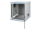 optiRACK "silent" aktiv 12HE, 612x555x600mm, schallgedämmt, Untertisch-Schrank