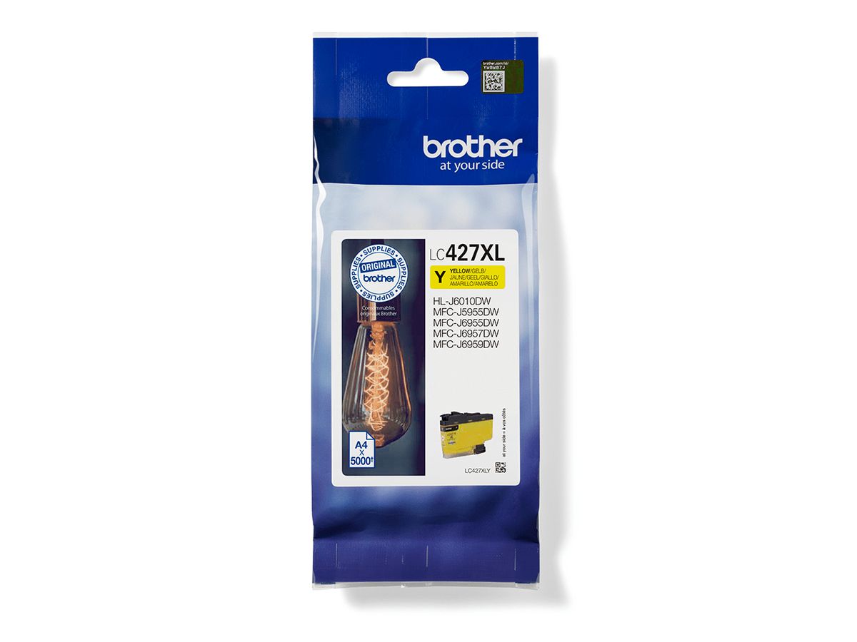 Brother LC427XLY Druckerpatrone 1 Stück(e) Original Gelb