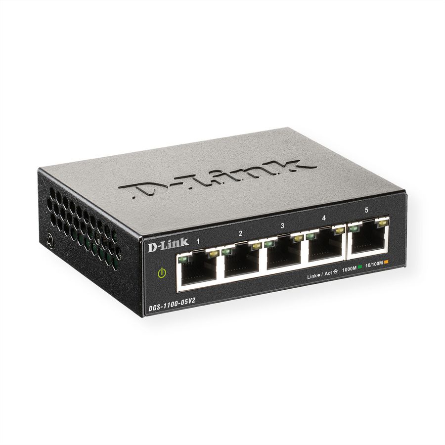 D-Link DGS-1100-05V2 Gigabit Smart Managed Switches