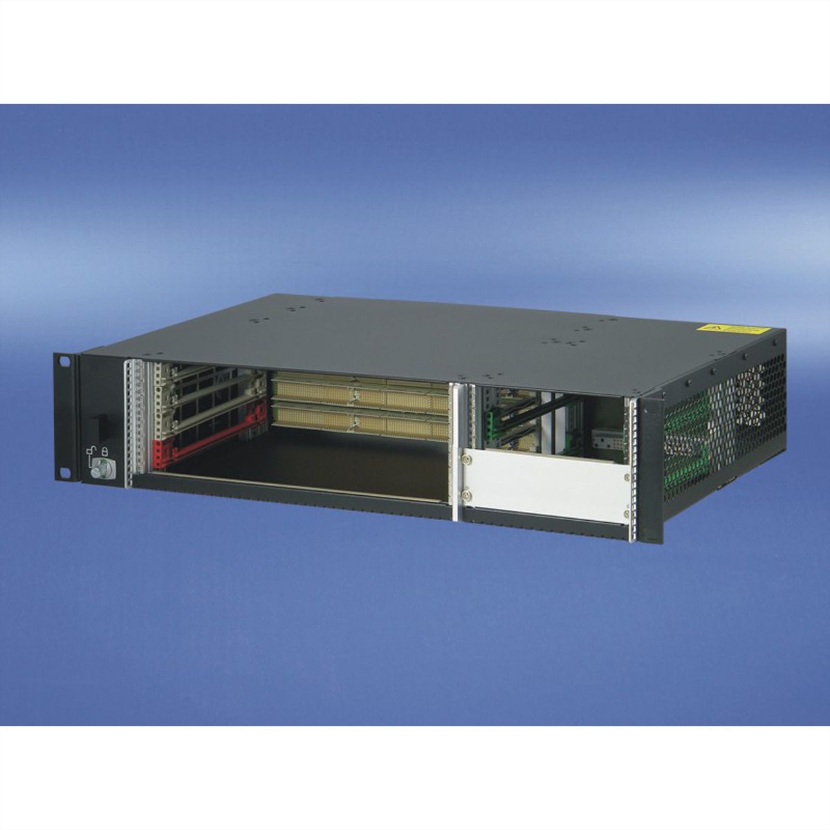 SCHROFF 2 HE, 4 Slot, mit Rear I/O, für 19"-Netzgerät - BGTR 2HE 275T 4SL CPCI 19"
