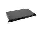 VALUE 19"-Spleißbox leer 1 HE, 24x SC DX / LC 4-fach, ausziehbar