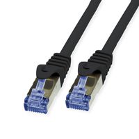VALUE Outdoor Patchkabel Cat.6A (Class EA) S/FTP (PiMF), Massivdraht, LSOH, schwarz, 20 m