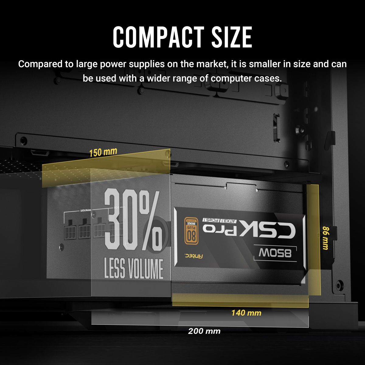 ANTEC CSK850 PRO ATX3.1 Netzteil 850W