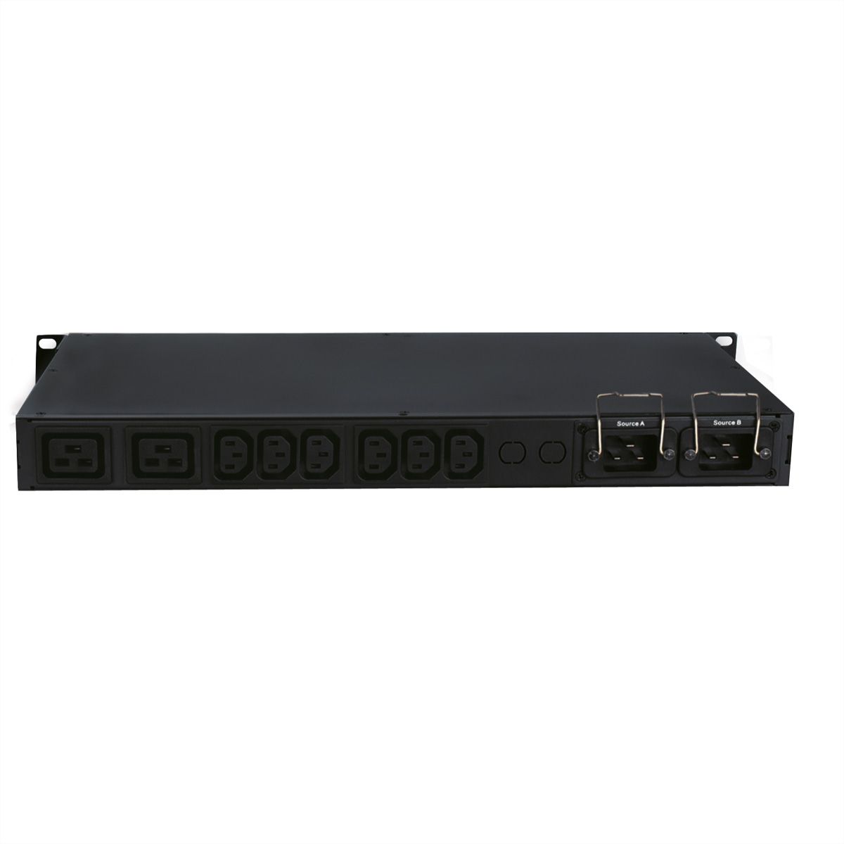 ROLINE 19-Zoll-Automatik-Transferschalter, 2x C20 / 6x C13 + 2x C19, 16A