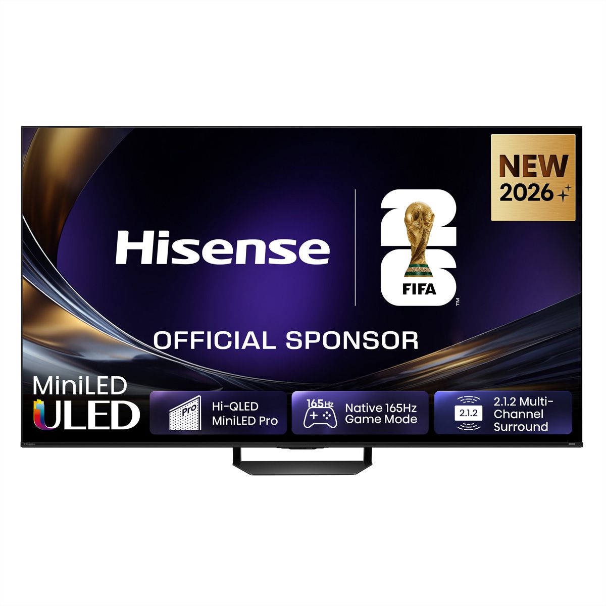 Hisense TV 55U7DS PRO 55", Mini-LED 4K, 165Hz, 2000 Nits