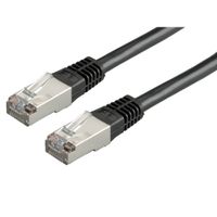 VALUE Patchkabel Cat.6 (Class E) S/FTP (PiMF), schwarz, 2 m