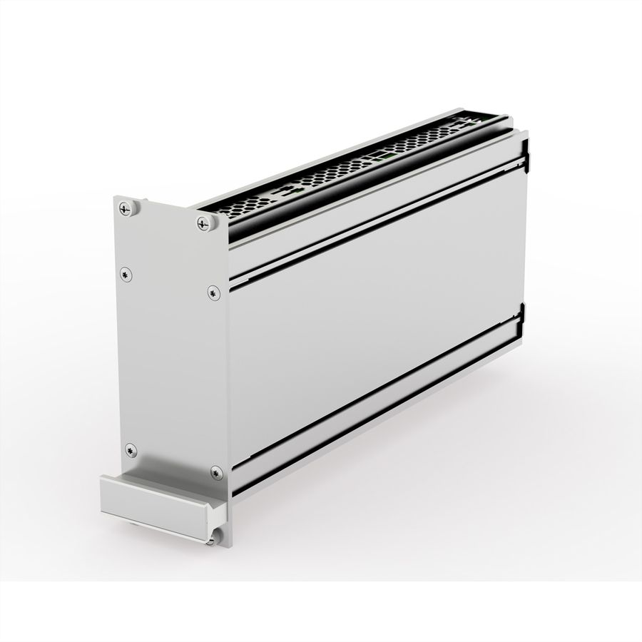 SCHROFF Kassetten PRO 3 HE-Bausätze, Frontplatte ungeschirmt - KAS S1 FS 3HE 10TE 227T