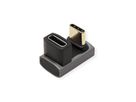 ROLINE USB4 Gen 3x2 Adapter Typ C ST/BU, Aluminium, 360°, breit, silberfarben