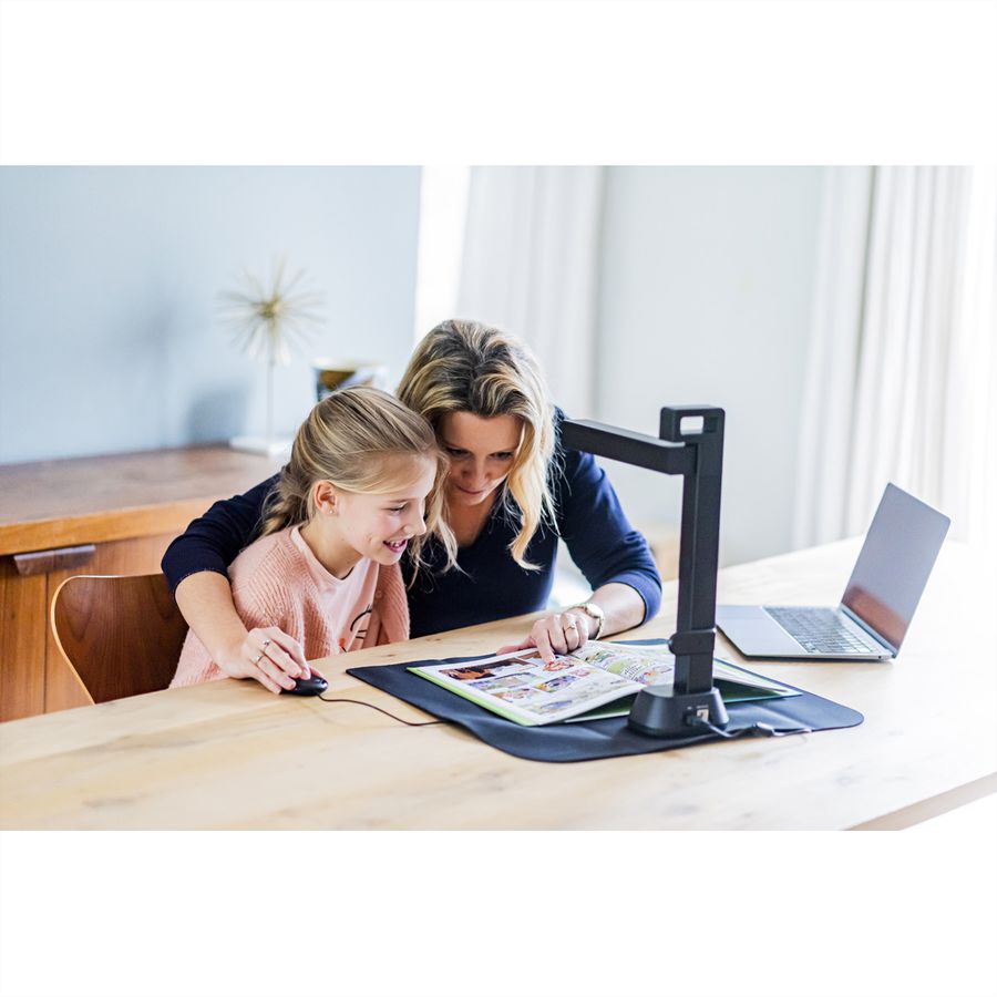 IRIScan Desk 6 Pro Dyslexic A3 Dokumentenscanner, Mobiler Desktop-Kamerascanner
