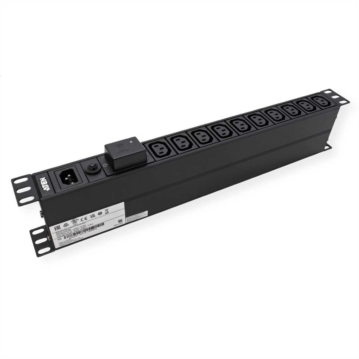 ATEN PE0118SG 1U 10A 18-Port Basic PDU mit Überspannungsschutz