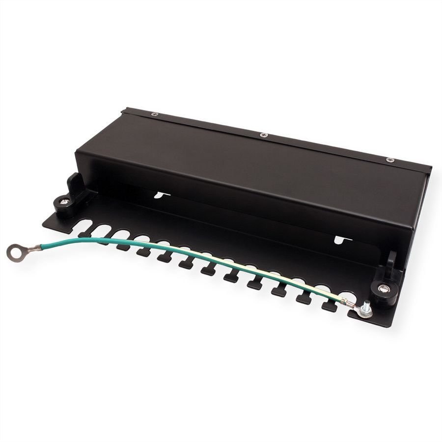 VALUE Keystone-Modulträger, 12-Port, schwarz