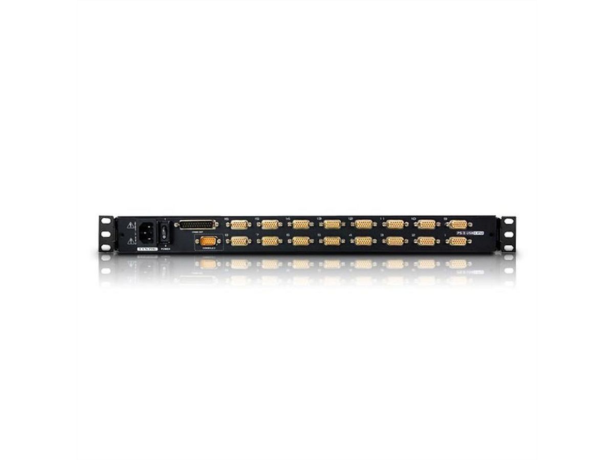 ATEN CL5716N LCD KVM Switch, USB-PS/2, VGA, DE-Layout
