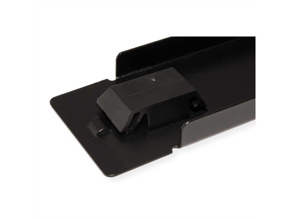 ROLINE 19"-Blindplatte Snap-in, 1 HE, schwarz