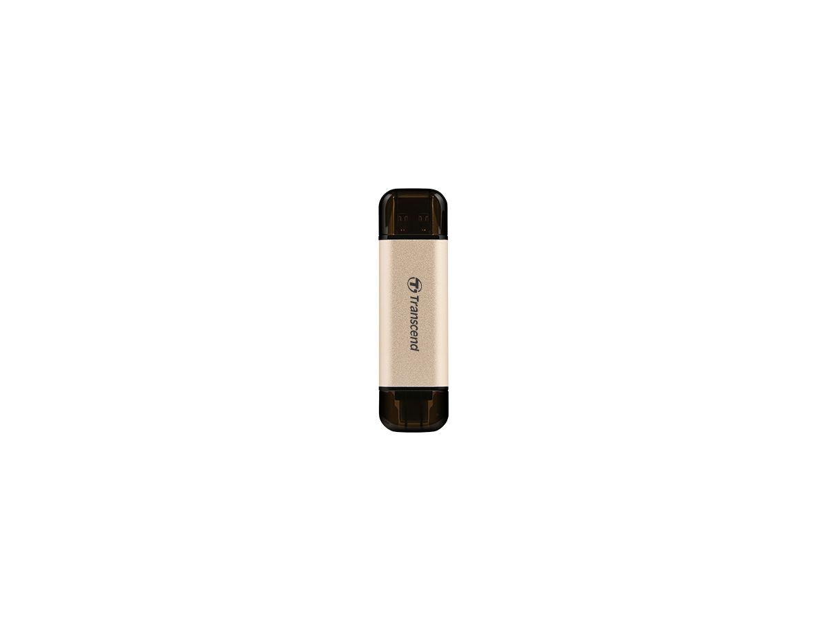 Transcend JetFlash 930C USB-Stick 256 GB USB Type-A / USB Type-C 3.2 Gen 1 (3.1 Gen 1) Gold