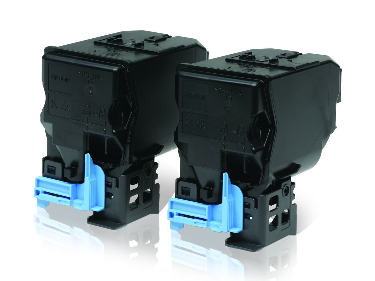 Epson Tonerkassetten-Doppelpack, Black 6k x 2