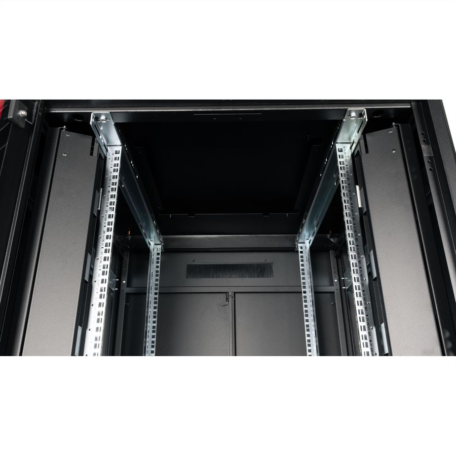 ROLINE 19-Zoll Netzwerkschrank Pro 32 HE, 800x800 BxT Glastür schwarz