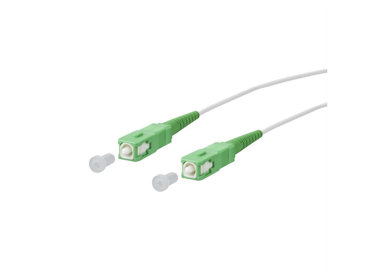 METZ CONNECT OpDAT Patchkabel, SC-S APC/SC-S APC OS2, 3 m