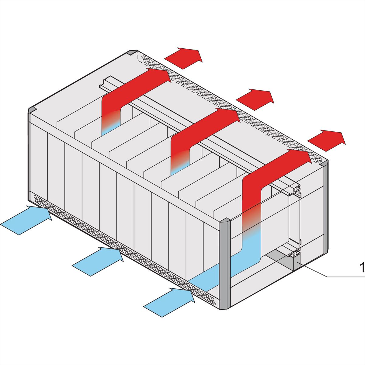 SCHROFF Schottdichtung für ratiopacPRO air - SCHOTTDICHTUNG 63TE (R/PRO)