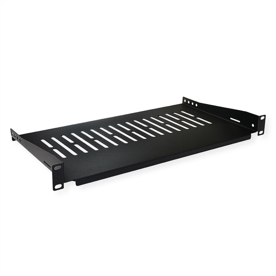 VALUE 19-Zoll-Geräteträger, 485 x 250mm, max. 10kg, schwarz