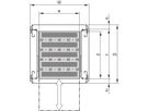 SCHROFF 19" Fachboden, ausziehbar, für Varistar, Novastar, Eurorack, 70 kg, RAL 7021, 553 B 1000 T