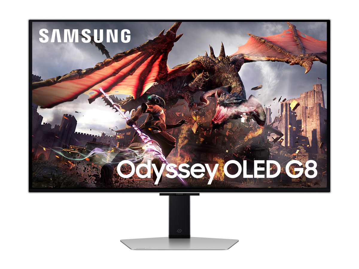 Samsung G80SD Computerbildschirm 81,3 cm (32") 3840 x 2160 Pixel 4K Ultra HD OLED Silber