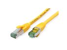 ROLINE RM Patchkabel Kat.6A S/FTP (PiMF), gelb, 5 m