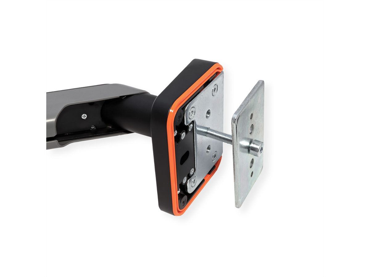 ROLINE LCD-Arm, Tischmontage, Gasfeder, 5 Gelenke, 17-49 Zoll, bis 20 kg