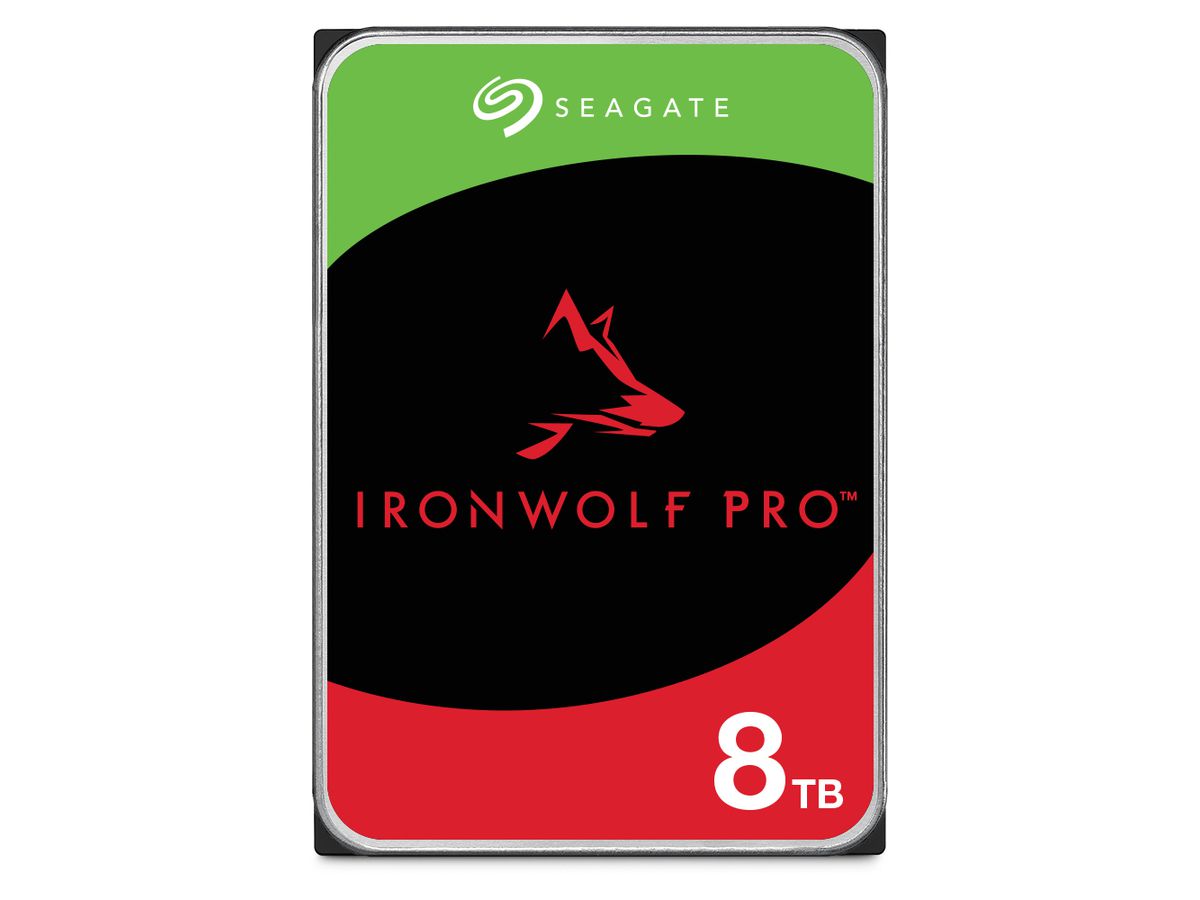 Seagate IronWolf Pro ST8000NT001 Interne Festplatte 8 TB 7200 RPM 256 MB 3.5" Serial ATA III