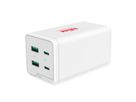 ROLINE USB Charger, 4 Port (2x USB-C, 2x USB-A QC3.0), max. 120W