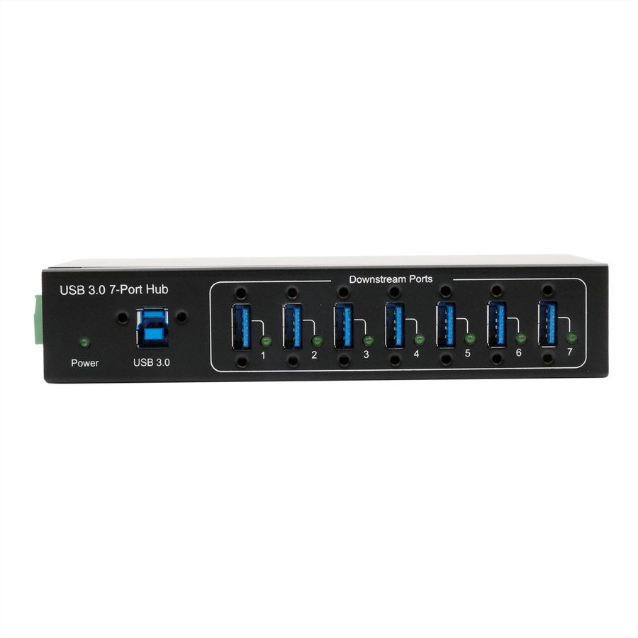 EXSYS EX-11227HMVS 7 Port USB 3.2 Gen 1 Metall HUB VIA VL811+ Chipset