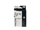 VELCRO® Klettstreifen Extra Stark Selbstklebend, Haken & Flausch 50mm x 100mm x 2 sets Schwarz