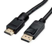 ROLINE DisplayPort Kabel DP - UHDTV, ST/ST, schwarz, 10 m