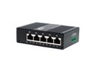 EXSYS EX-62030MPOE Mini 5-Port Industrial Gigabit PoE+ Switch, Web-Managed