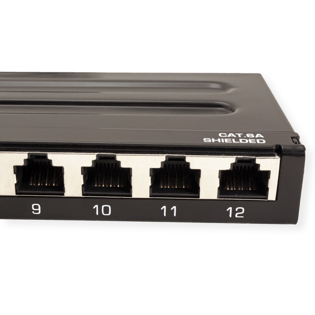 TRENDnet TC-P12C6AS Patch Panel, 12-port Cat6a geschirmt Für Wandmontage