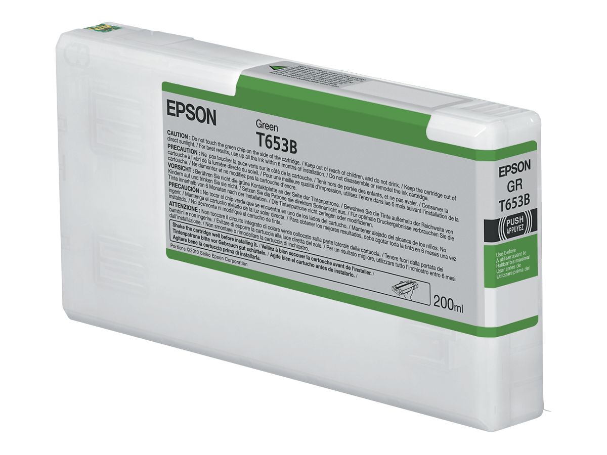 Epson T653B Green-Tintenpatrone (200 ml)