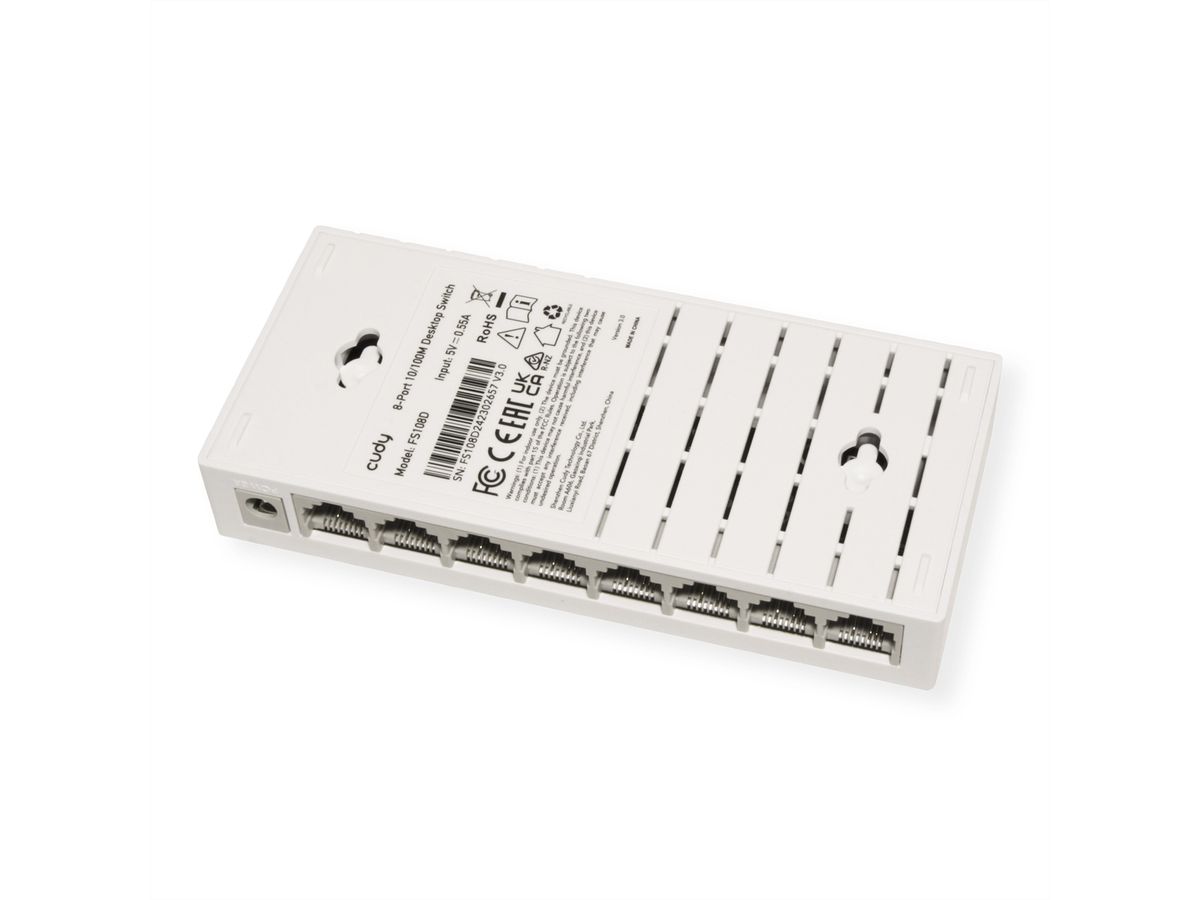 CUDY FS108D 8-Port 10/100 Desktop Switch