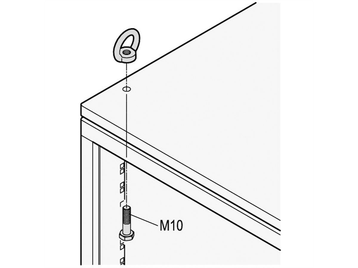 SCHROFF Kranösen - KRANOESEN SATZ M10 4STK