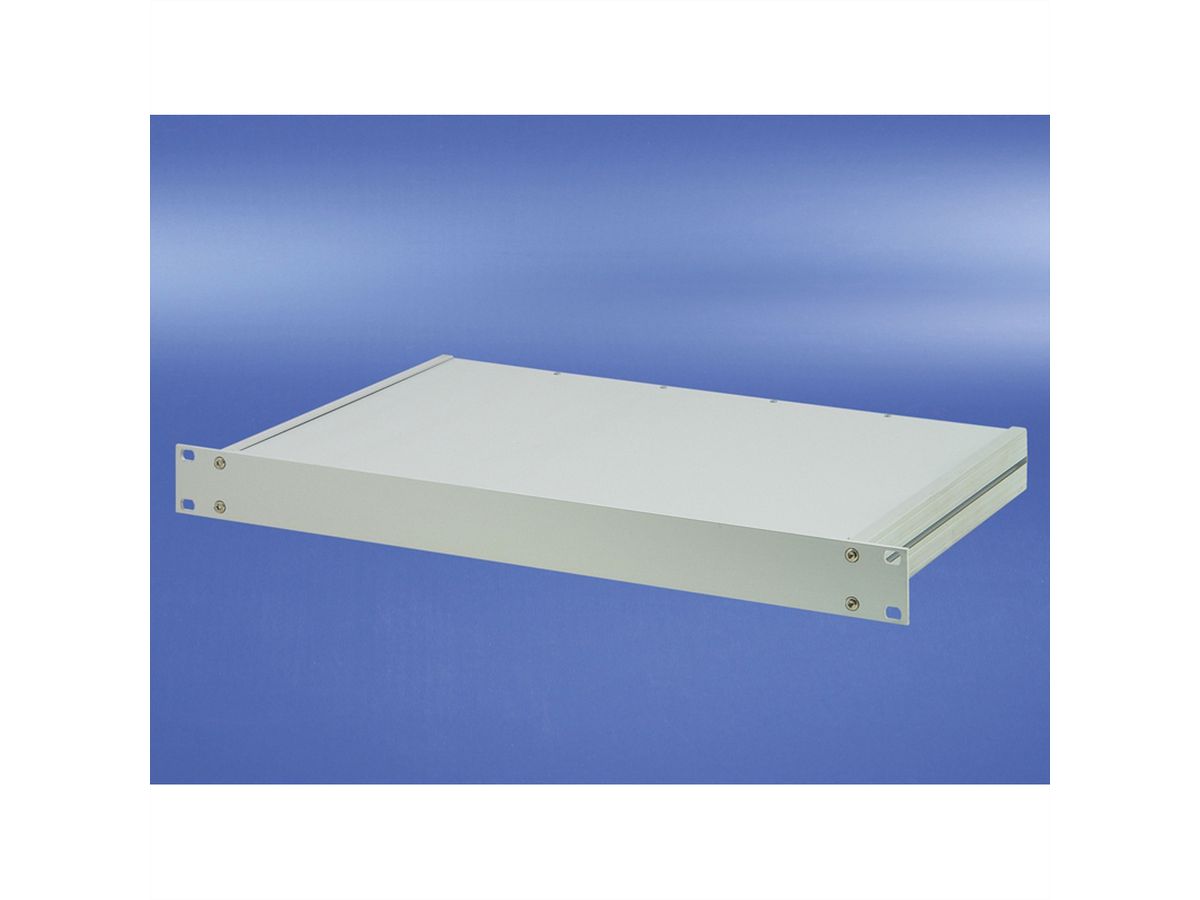 SCHROFF 19"-Kompletteinschub aus Aluminium, Deck- und Bodenblech geschlossen - MULTIPAC PRO 3HE 400T DBLGES