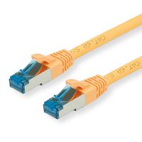 VALUE Patchkabel Cat.6A (Class EA) S/FTP (PiMF), LSOH, gelb, 0,15 m