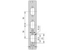 SCHROFF Frontplatte SUB-D Ausbruch - TEILFRONTPL.3HE 4TE 3X9 DC
