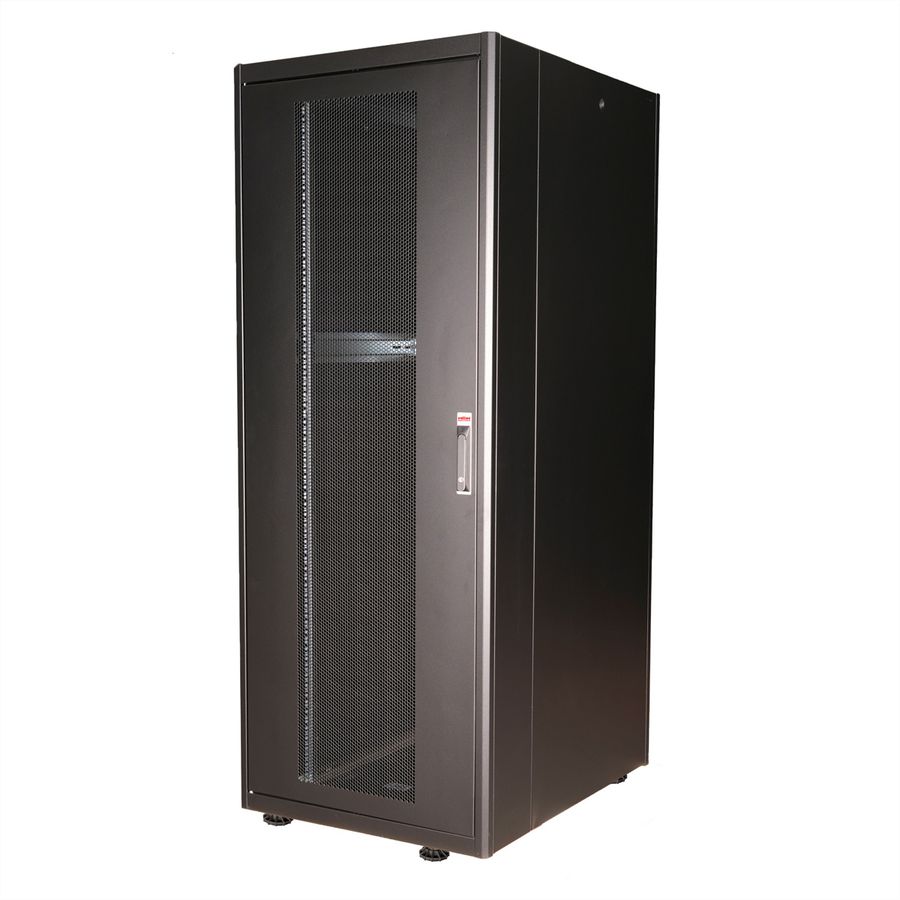 ROLINE 19-Zoll Serverschrank Basic 42 HE, 800x1000 BxT perforiert schwarz