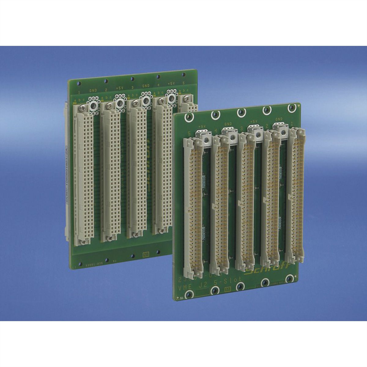 SCHROFF BUSPLATINE 15SLOT VME J1 EDC
