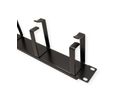 VALUE 19"-Frontplatte, h/v Kabelführung, Typ G, schwarz